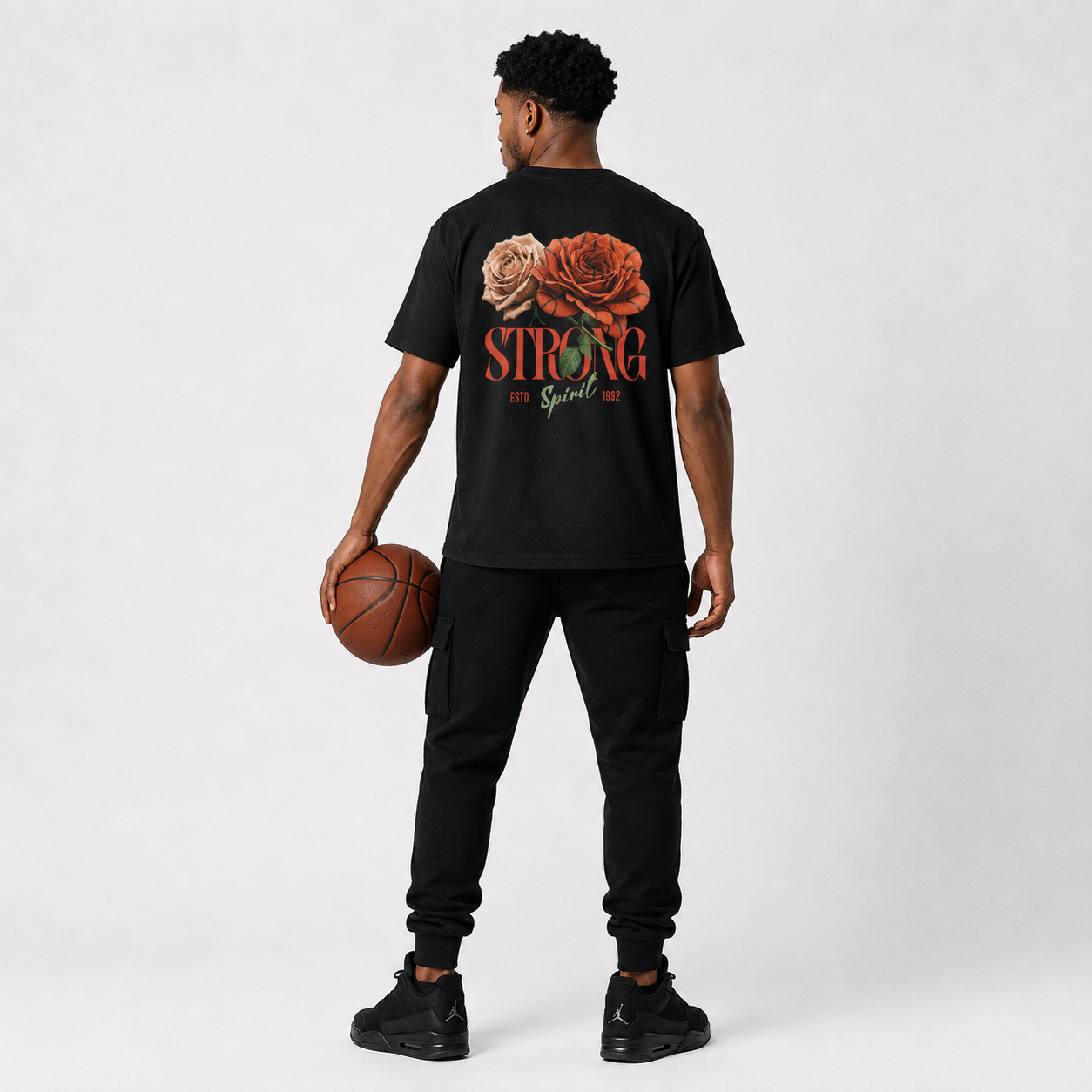 Brick City T-Shirt relaxed basketball streetwear lifestyle mockup