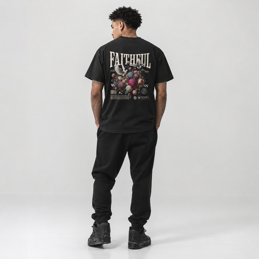 The Faithful T-Shirt urban basketball streetwear lifestyle photo