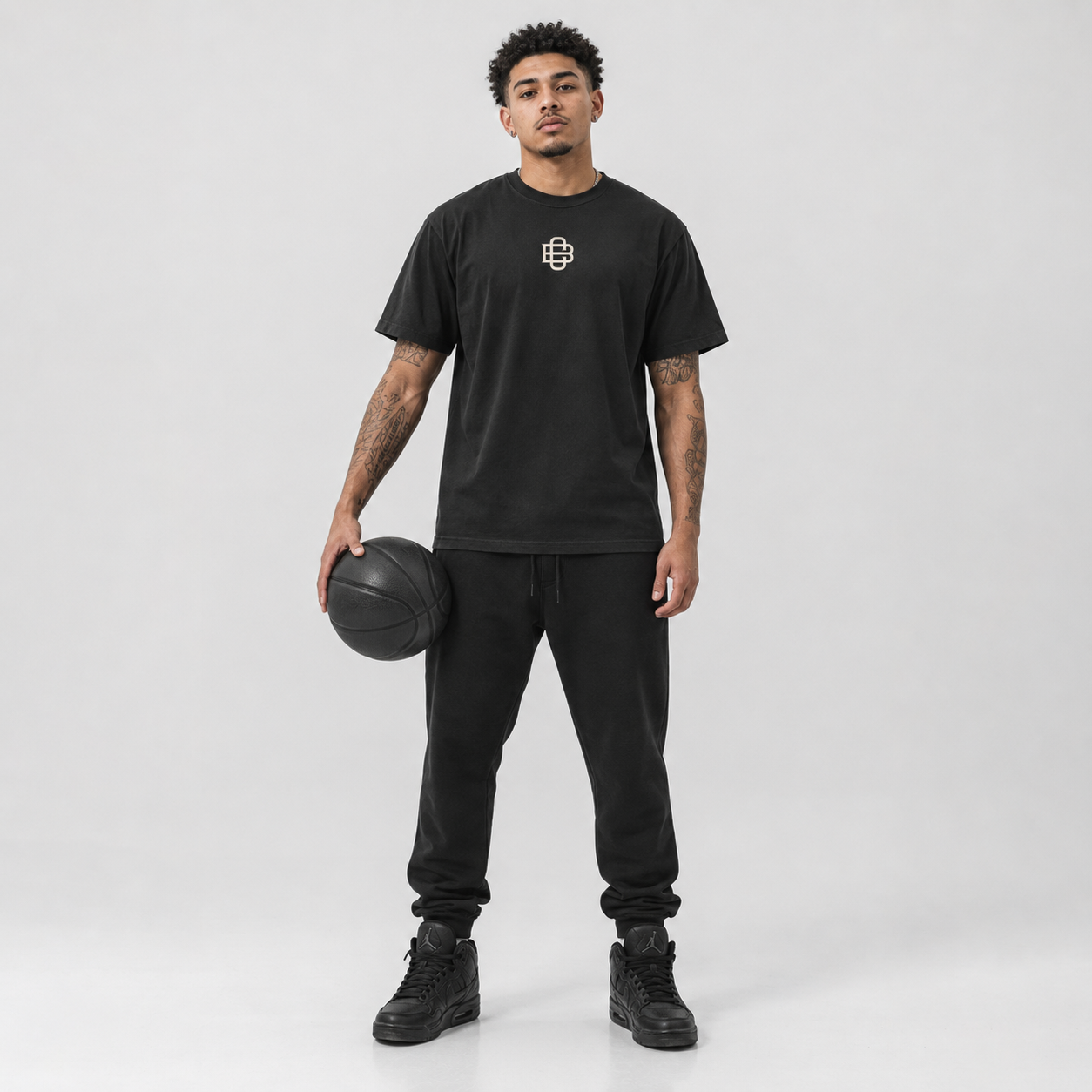 The Faithful T-Shirt relaxed basketball streetwear lifestyle mockup