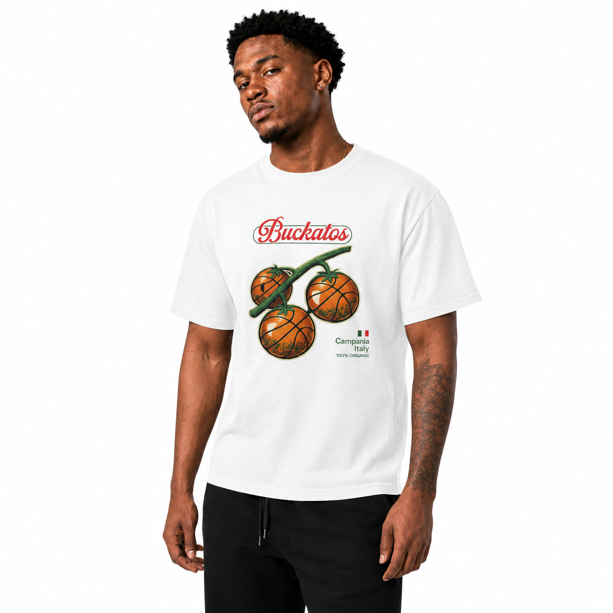 Buckatos T-Shirt casual court-inspired Brick City outfit