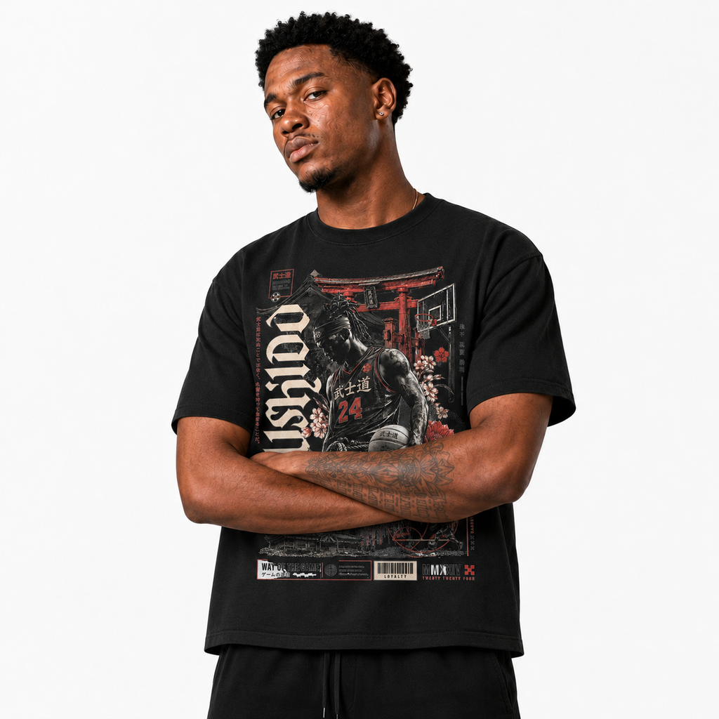 Bushido Samurai T-Shirt casual court-inspired Brick City outfit