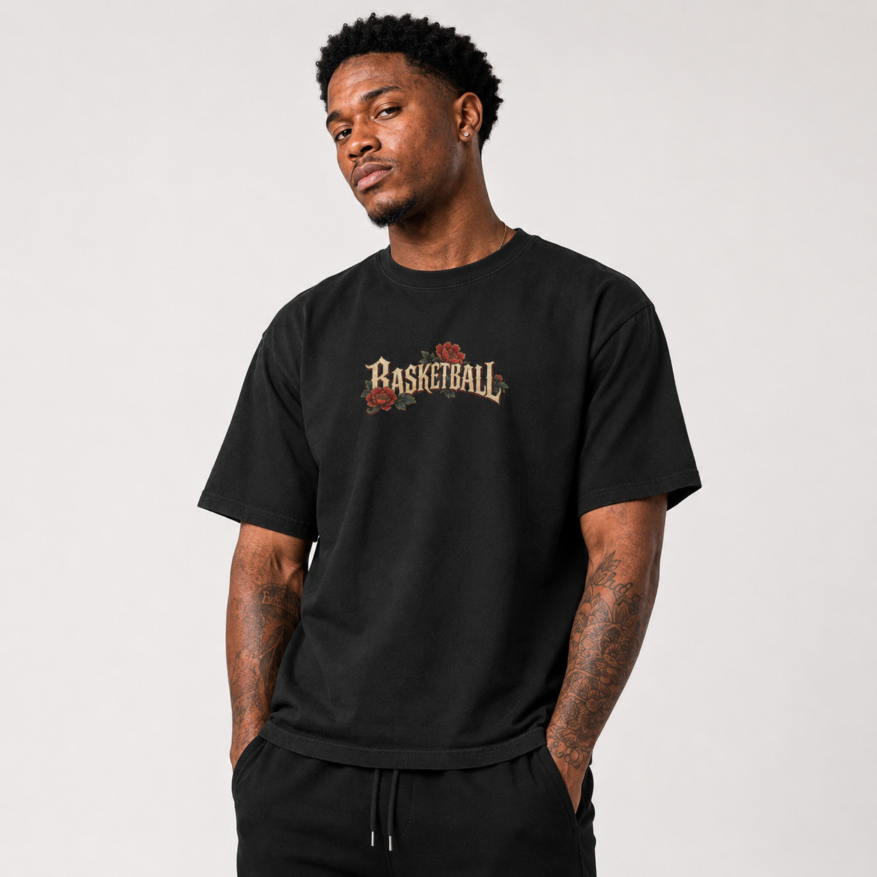 Old Reliable T-Shirt relaxed basketball streetwear lifestyle mockup