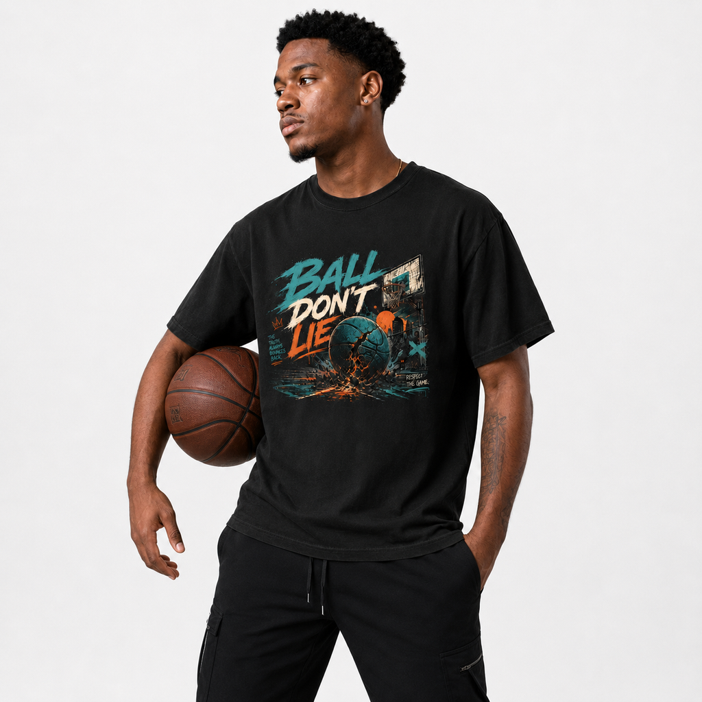 Ball Don’t Lie T-Shirt urban basketball streetwear lifestyle photo