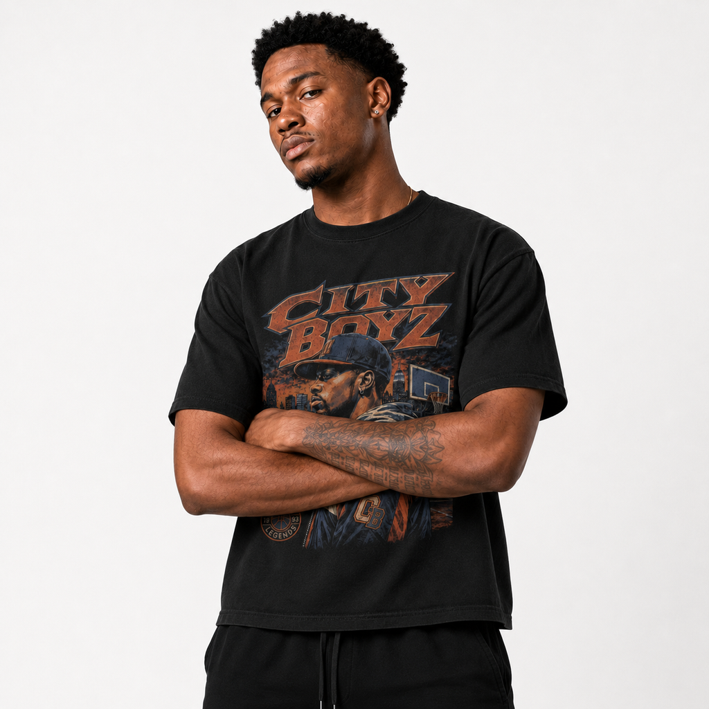 City Boys T-Shirt casual court-inspired Brick City outfit