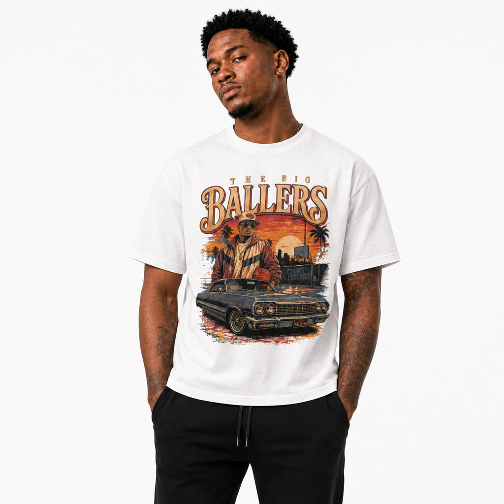 Big Ballers T-Shirt casual court-inspired Brick City outfit