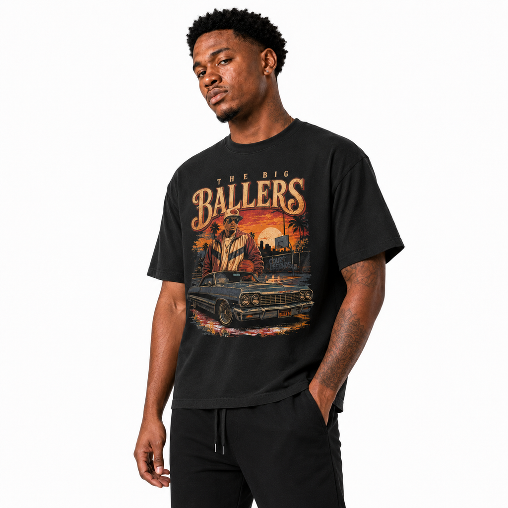 Big Ballers T-Shirt premium streetball-inspired product image
