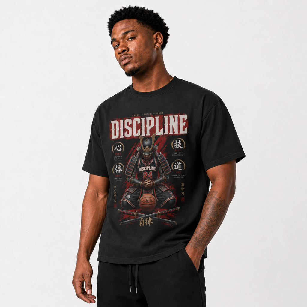 Discipline T-Shirt casual court-inspired Brick City outfit