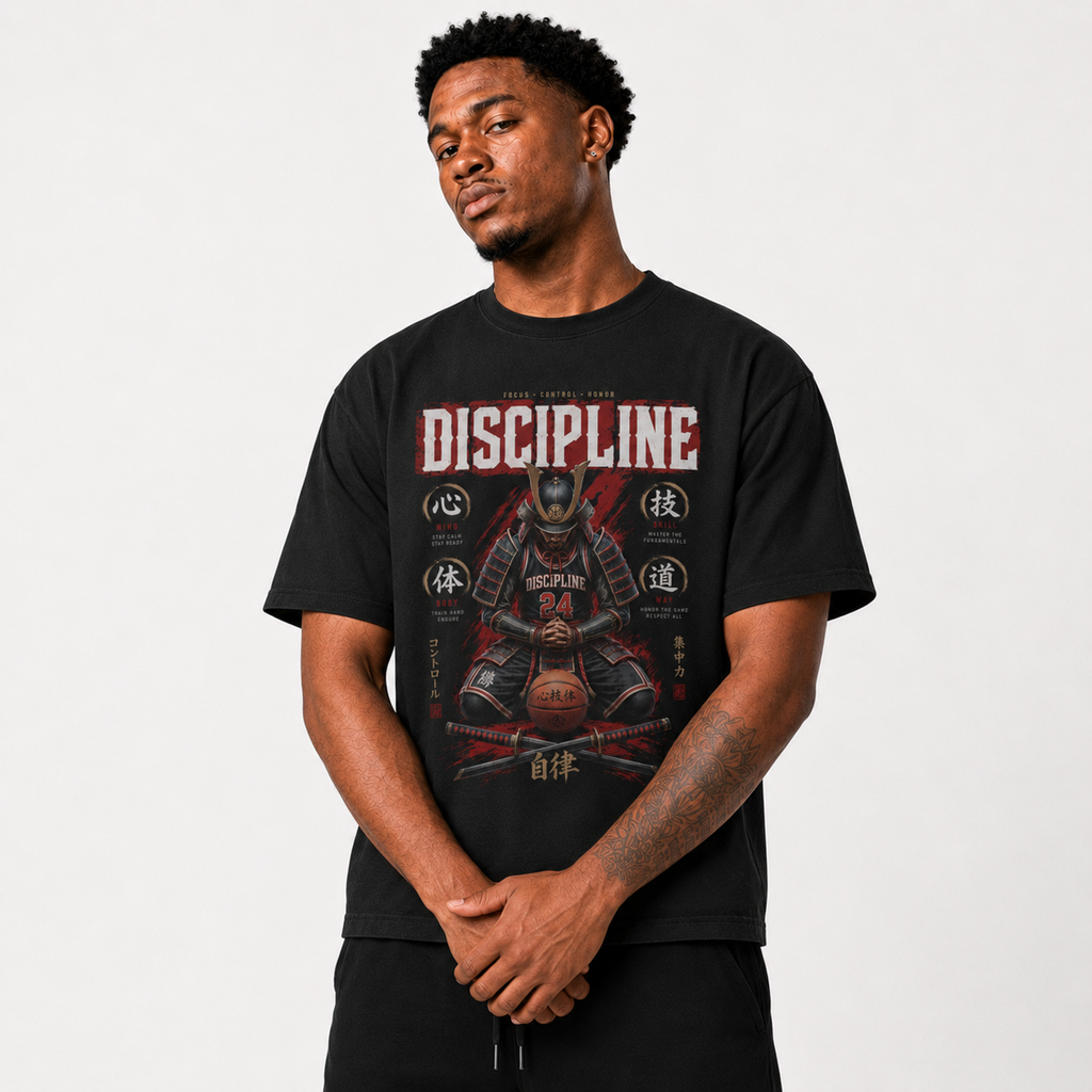 Discipline T-Shirt urban basketball streetwear lifestyle photo