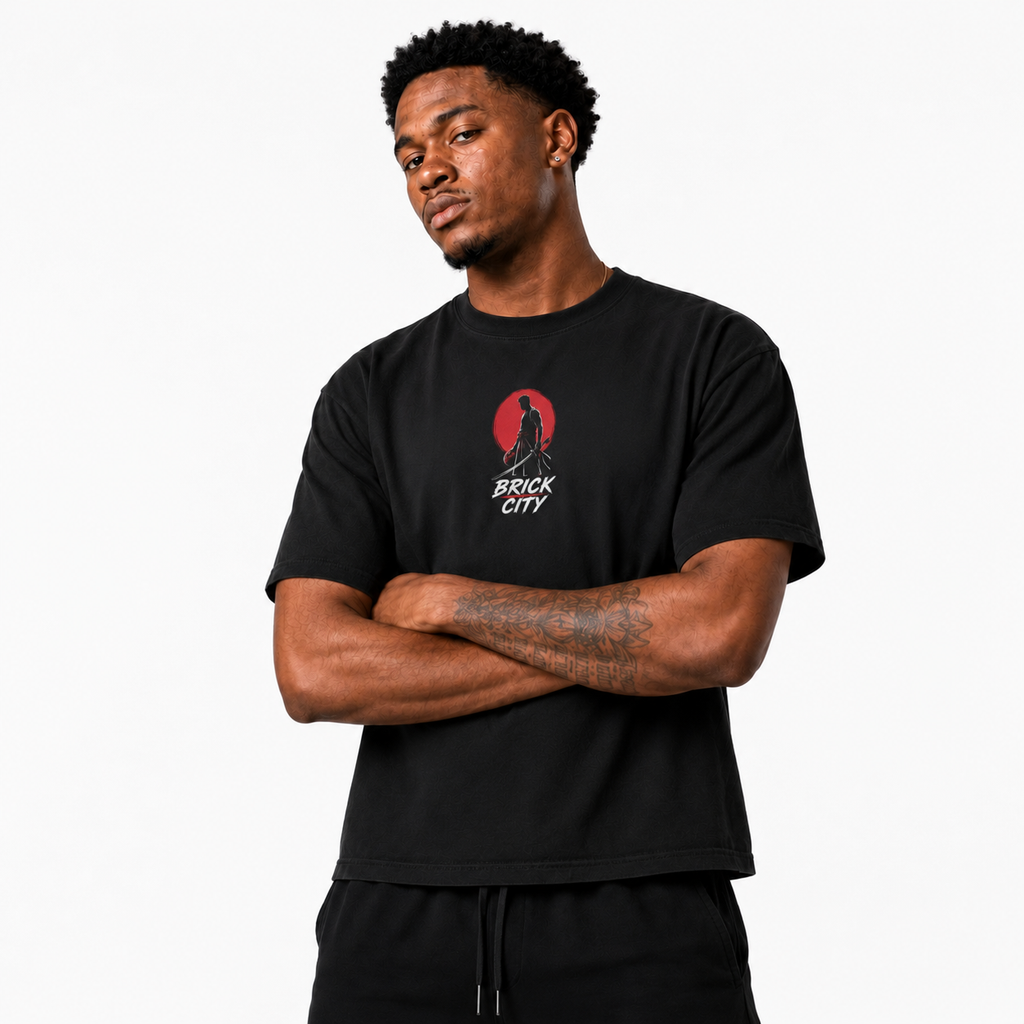 You Reach I Teach T-Shirt lifestyle mockup with basketball streetwear styling
