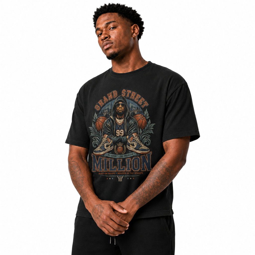 Grand Street T-Shirt urban basketball streetwear lifestyle photo