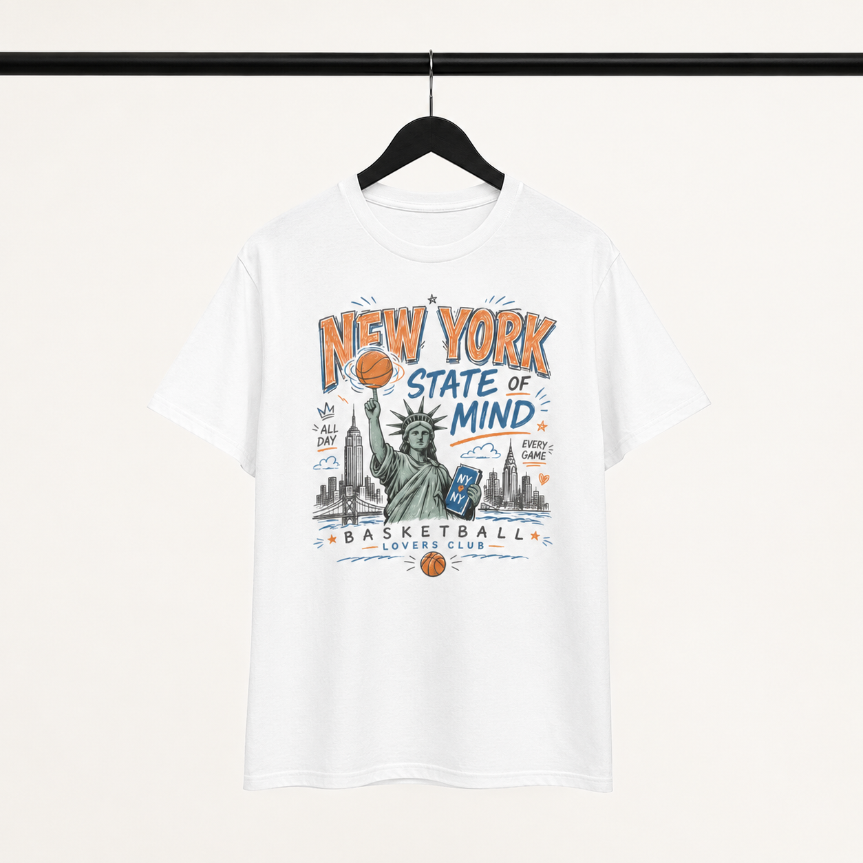 New York Street Basketball Tee