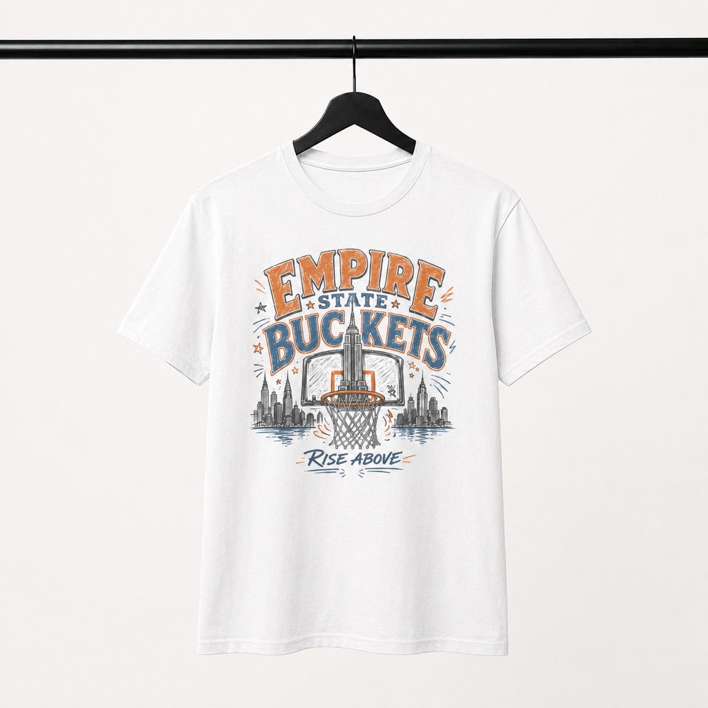 Empire State New York Basketball Tee