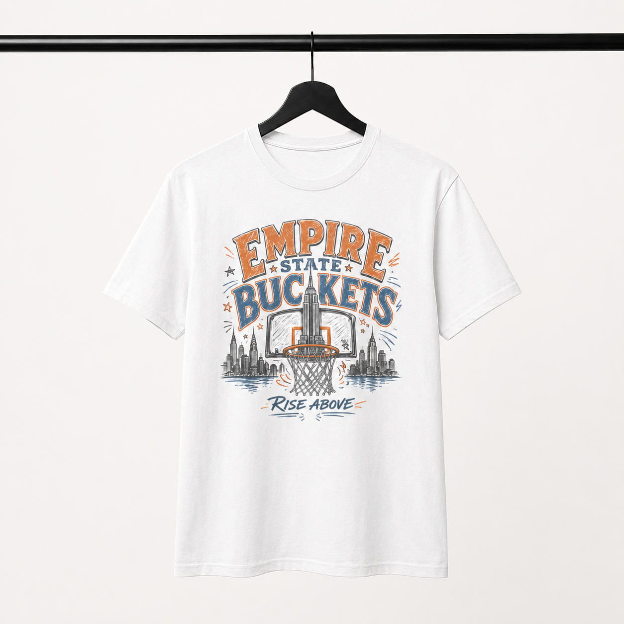 Empire State New York Basketball Tee