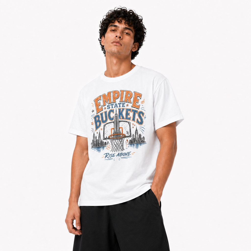 Empire State New York Basketball Tee