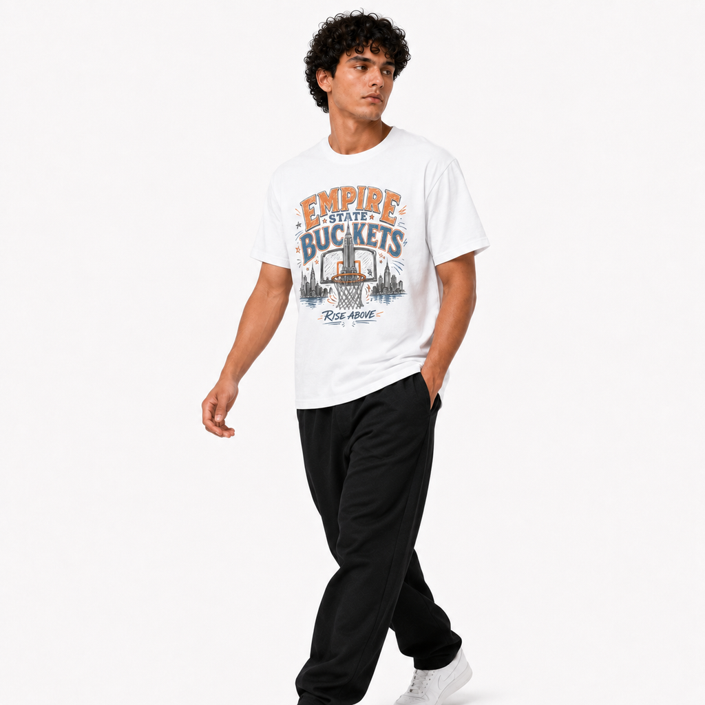 Empire State New York Basketball Tee