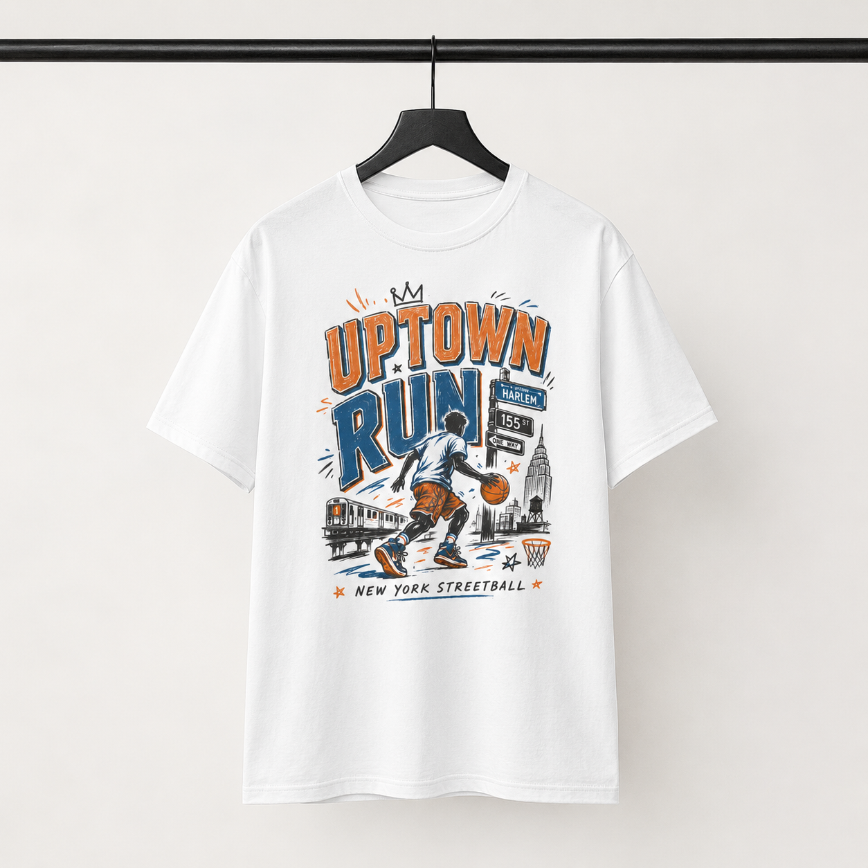 New York Park Basketball Tee