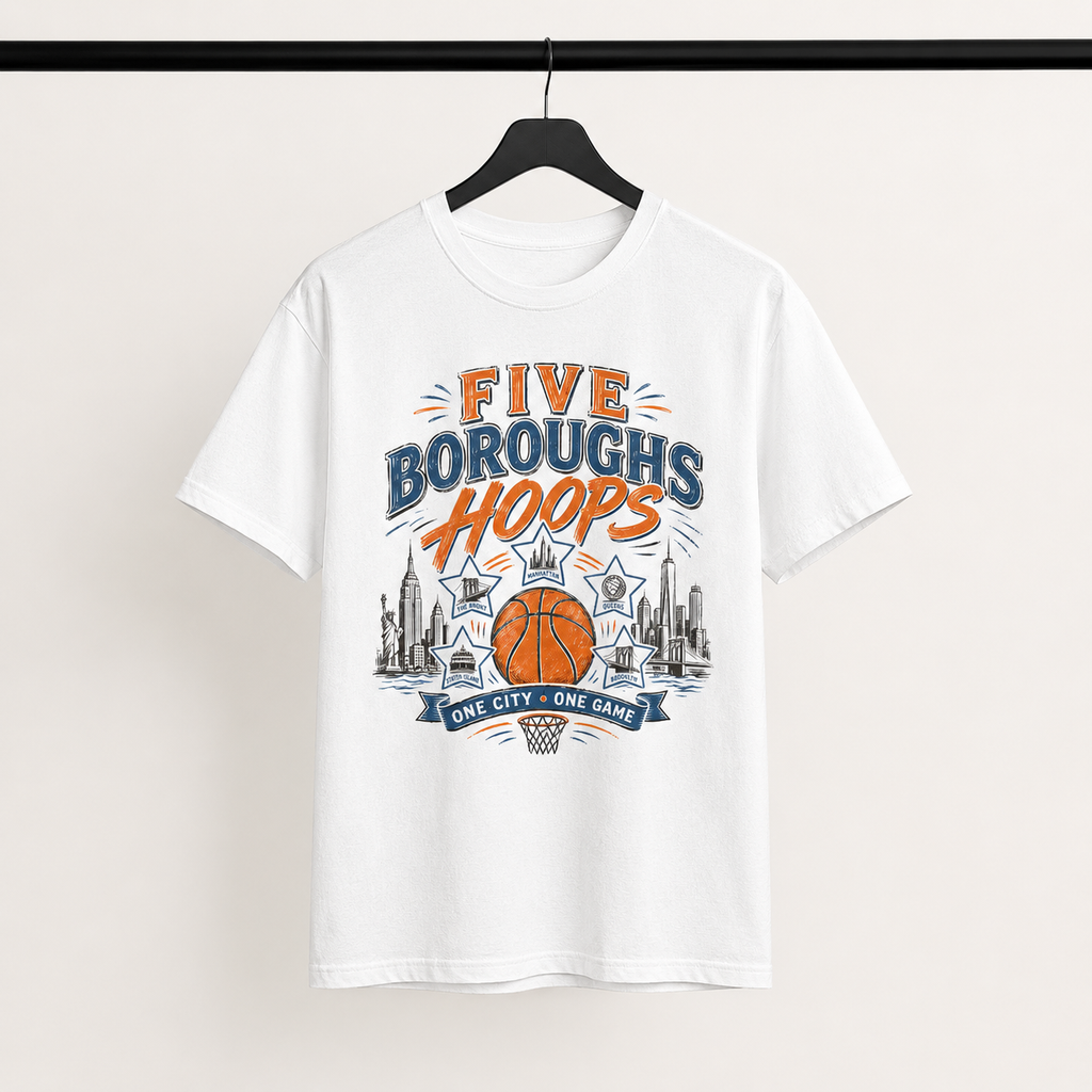 Five Boroughs New York Basketball Tee