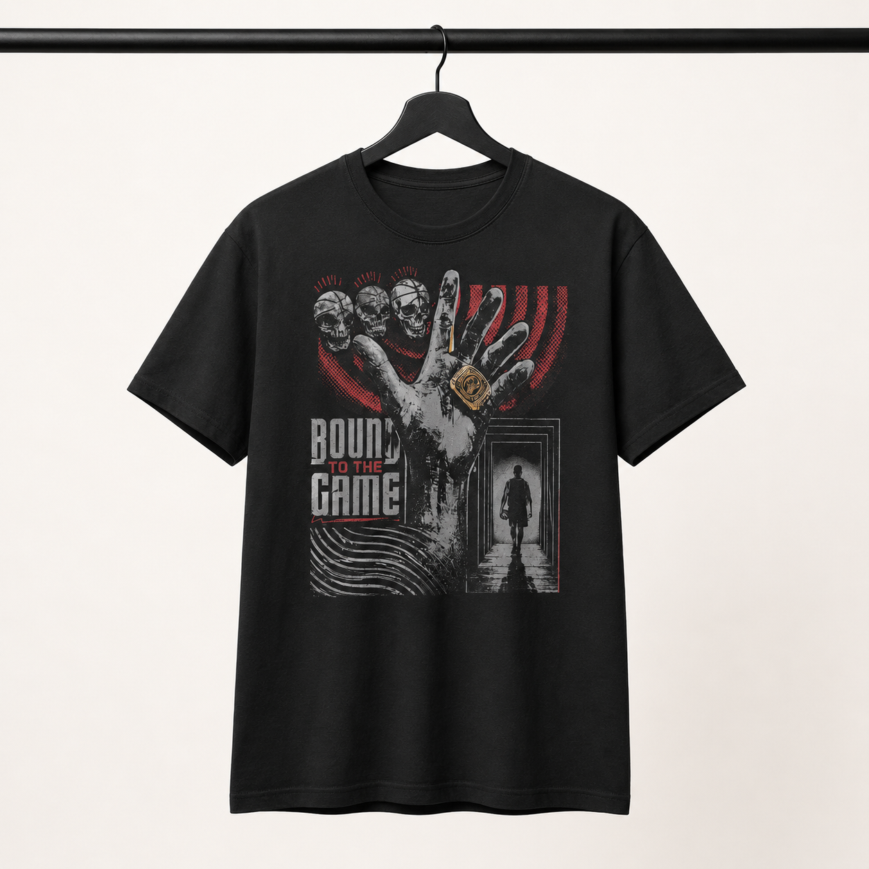 Bound to the Game Basketball Tee