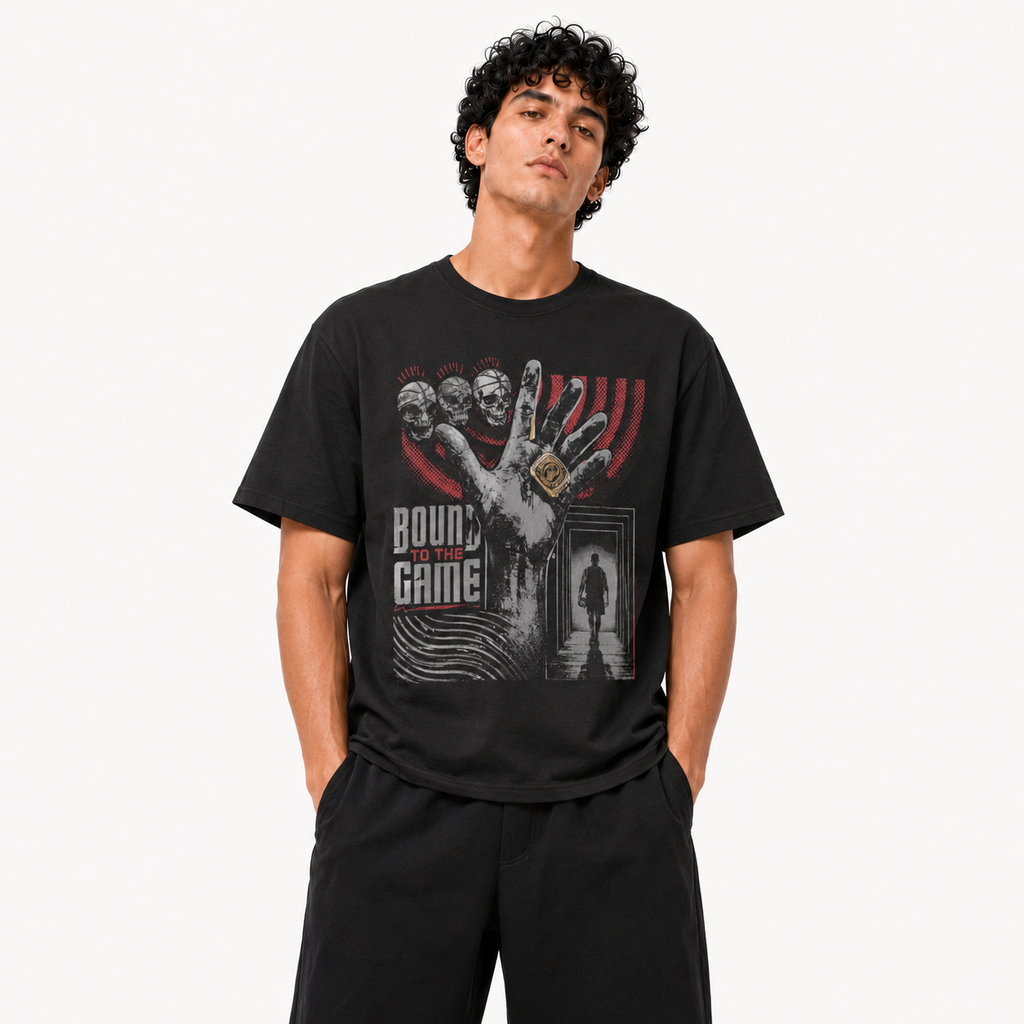 Bound to the Game Basketball Tee