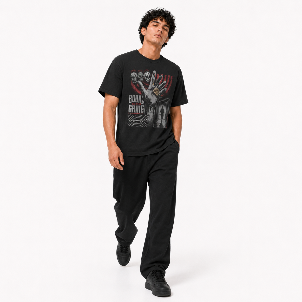 Bound to the Game Basketball Tee