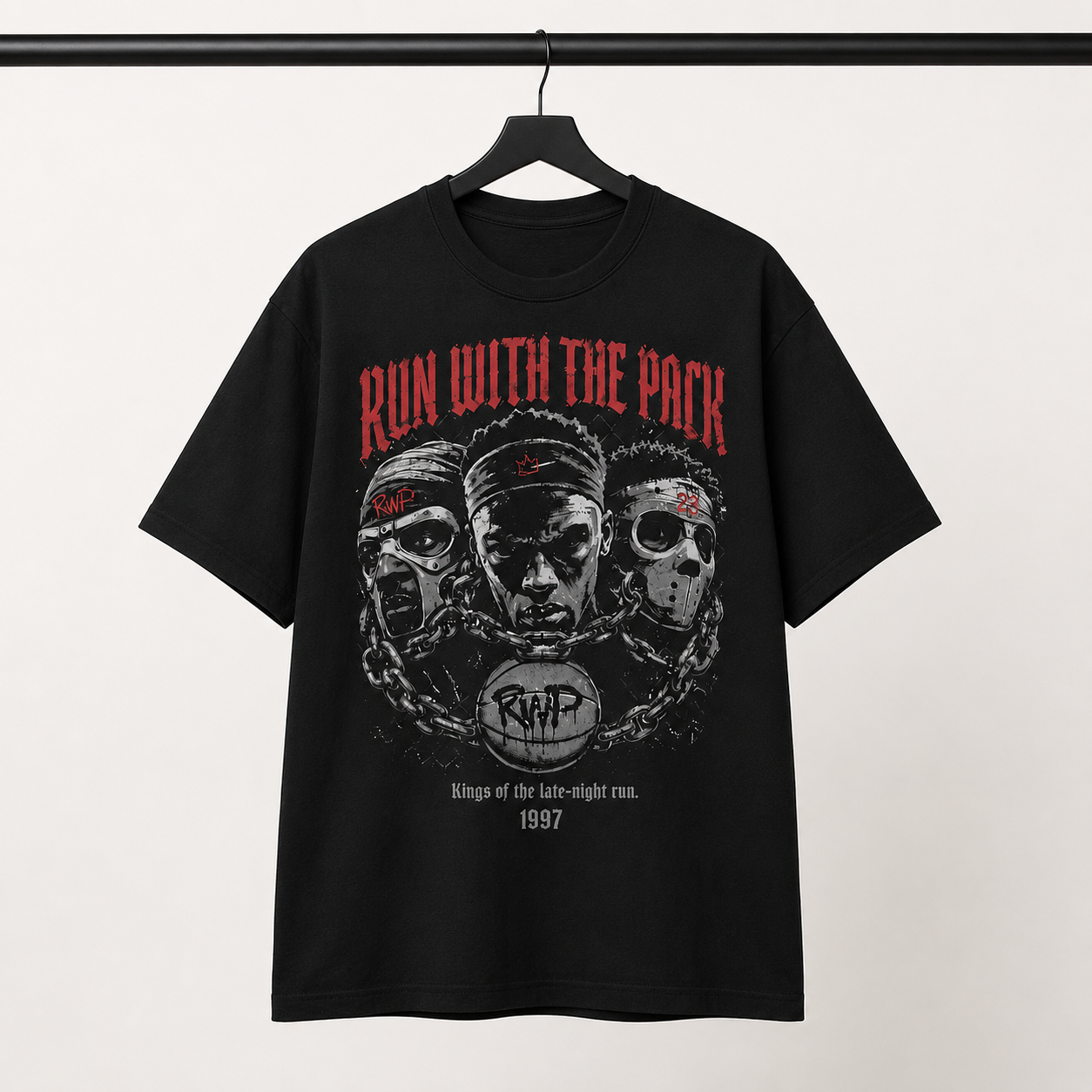 Run With the Pack Basketball Tee