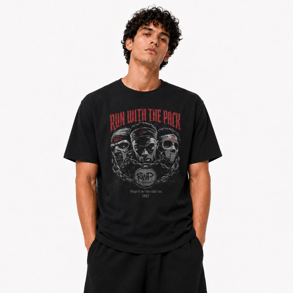 Run With the Pack Basketball Tee