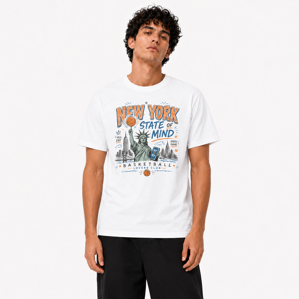 New York Street Basketball Tee