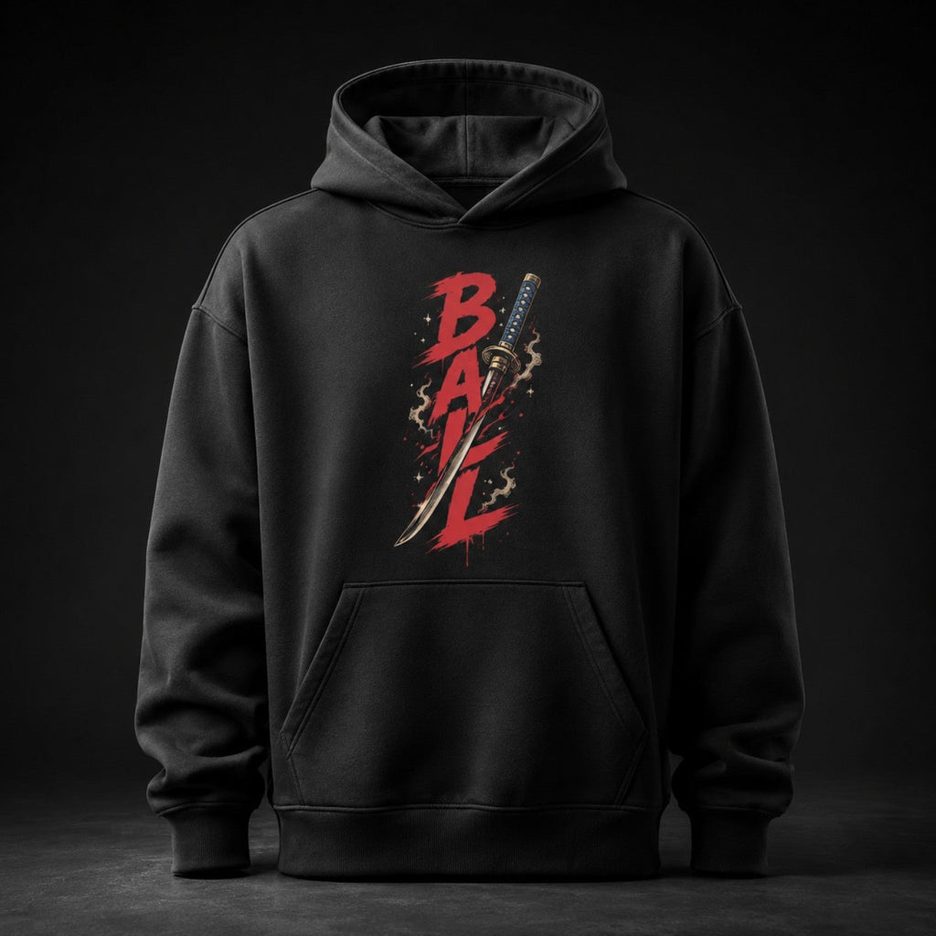 Ball Don’t Lie Oversized Hoodie black front product mockup