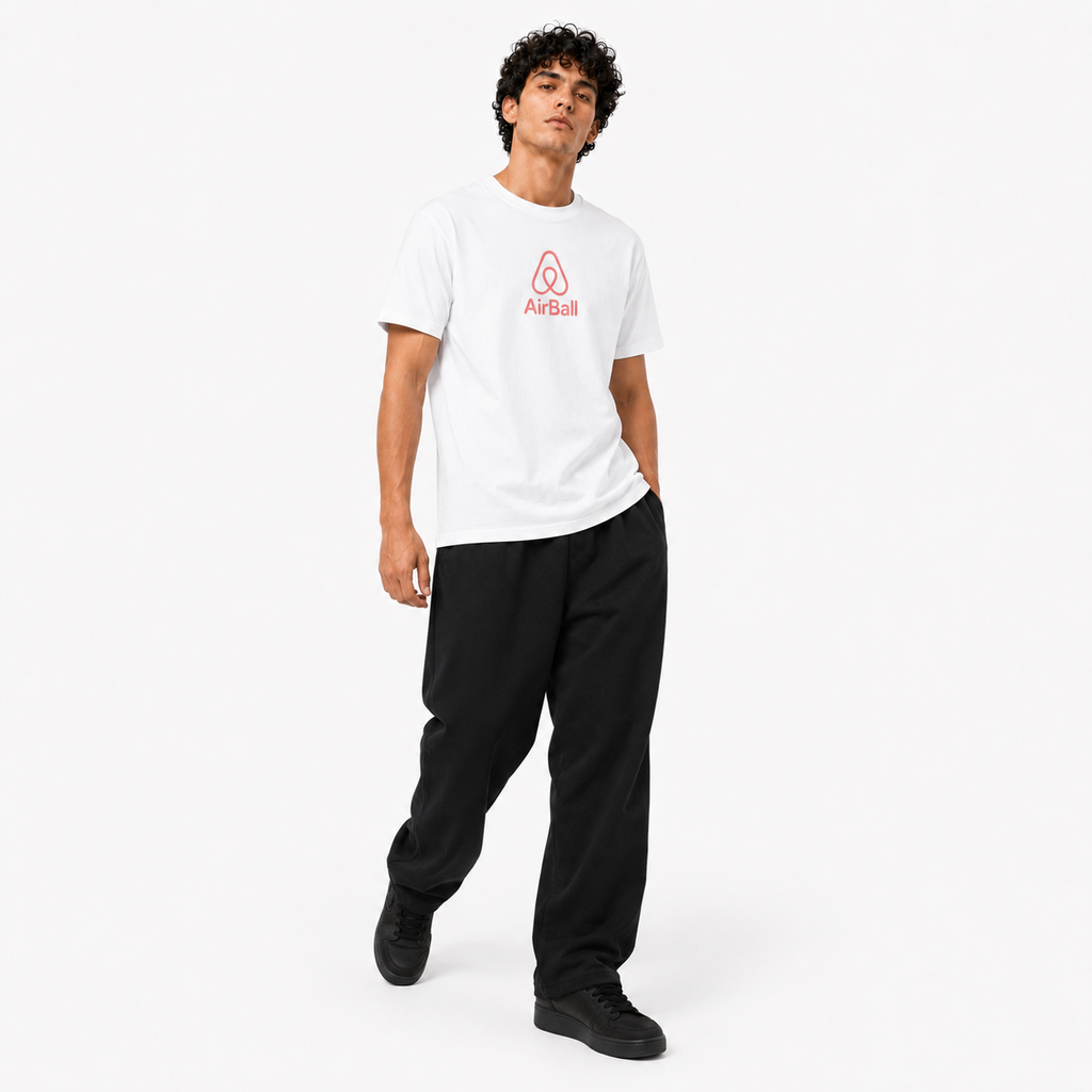 Airball Basketball Graphic T-Shirt alternate product view