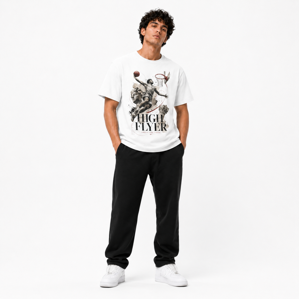 Brick City basketball graphic tee studio model photo five