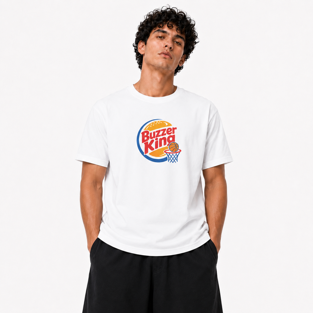 Buzzer King Basketball Graphic T-Shirt lifestyle product image