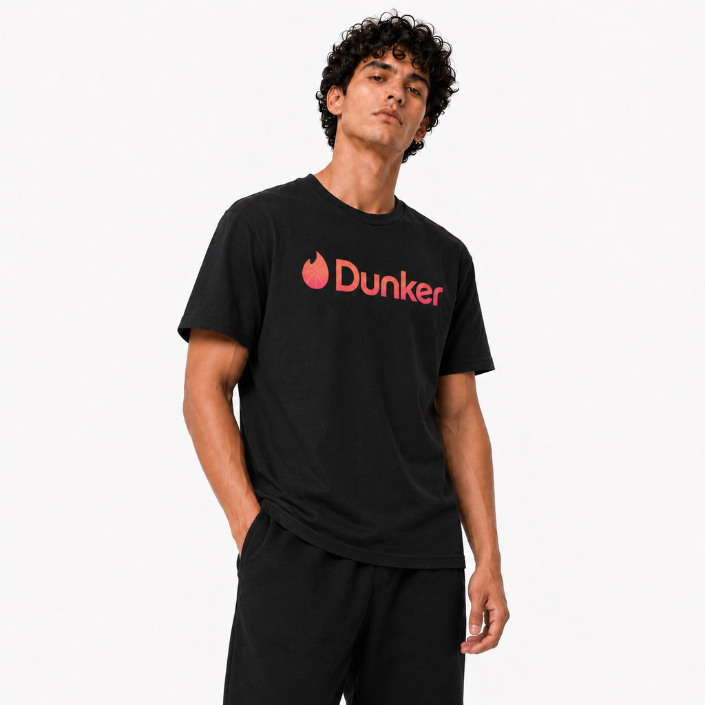 Dunker Basketball Graphic T-Shirt unisex streetwear fit