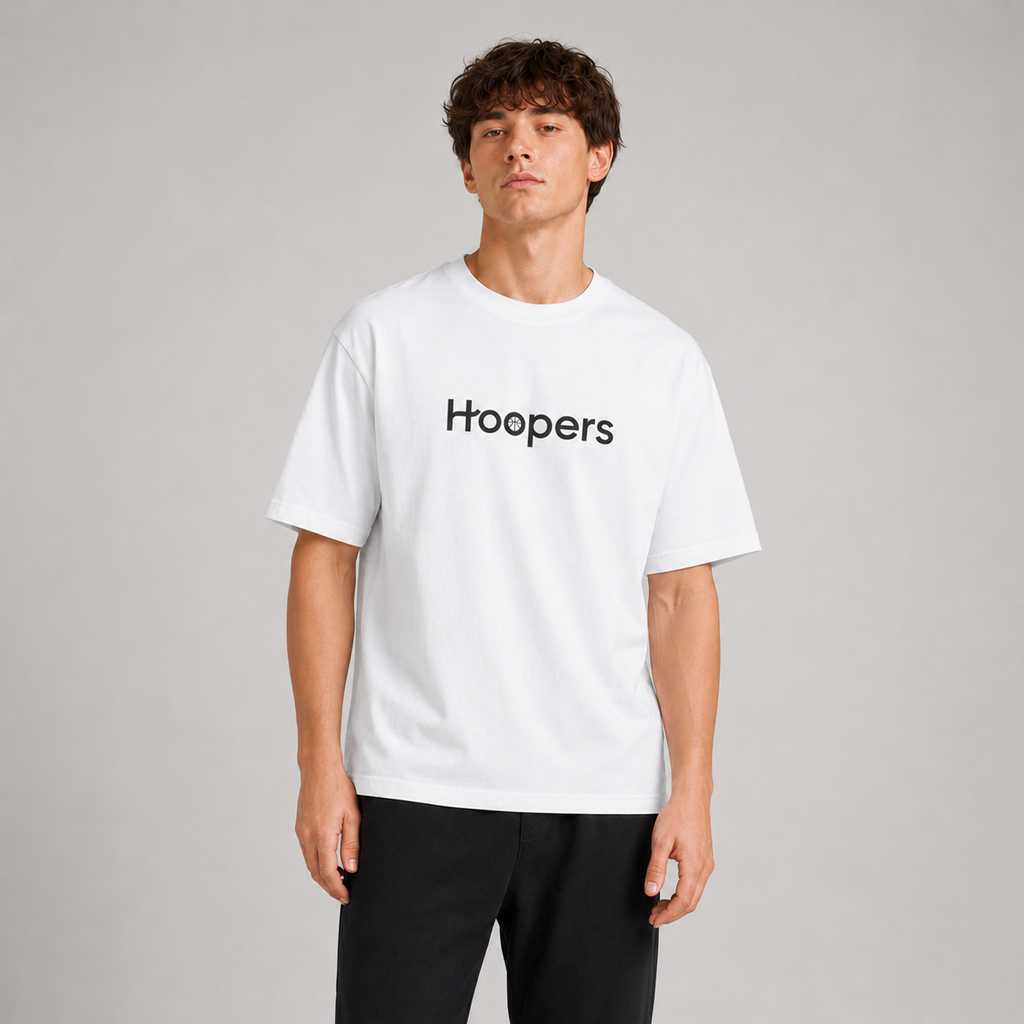 Hoopers Club Basketball Graphic T-Shirt front graphic view