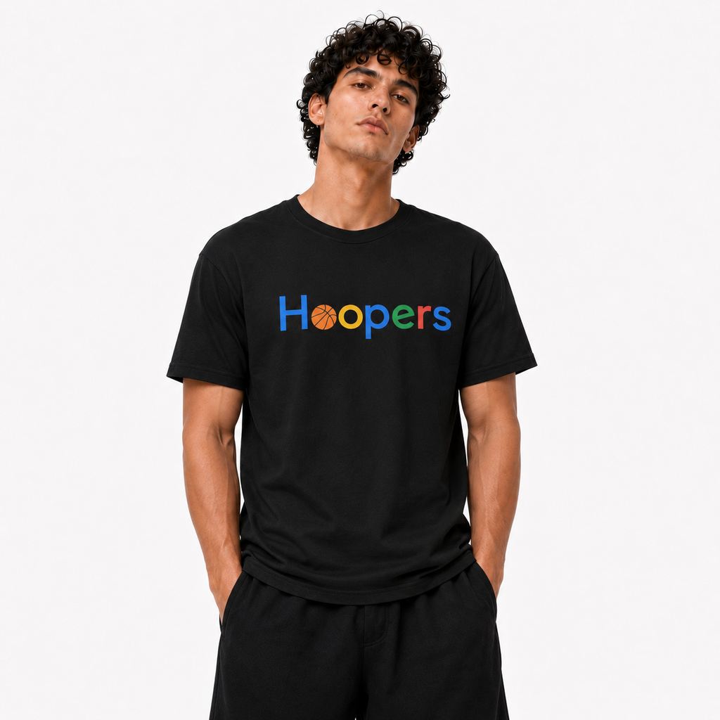 Hoopers Search Basketball Graphic T-Shirt lifestyle product image