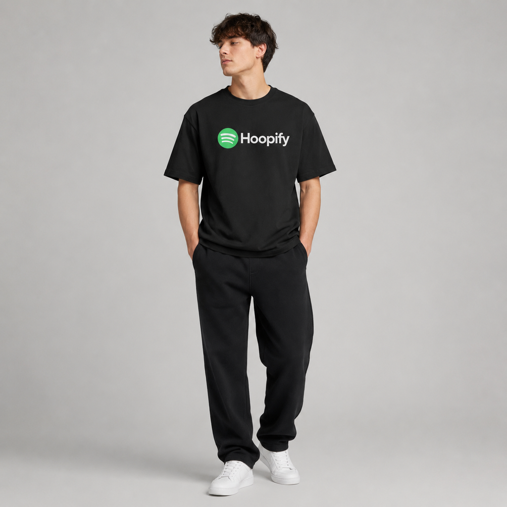 Hoopify Basketball Graphic T-Shirt front graphic view