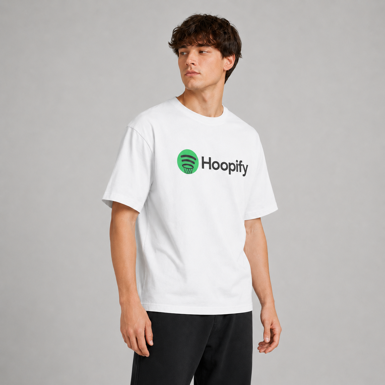 Hoopify Basketball Graphic T-Shirt alternate product view