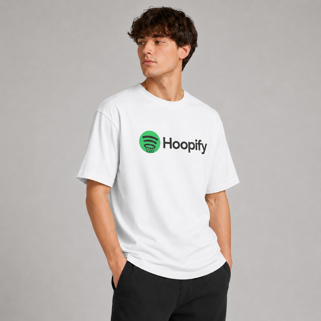 Hoopify Basketball Graphic T-Shirt additional product view