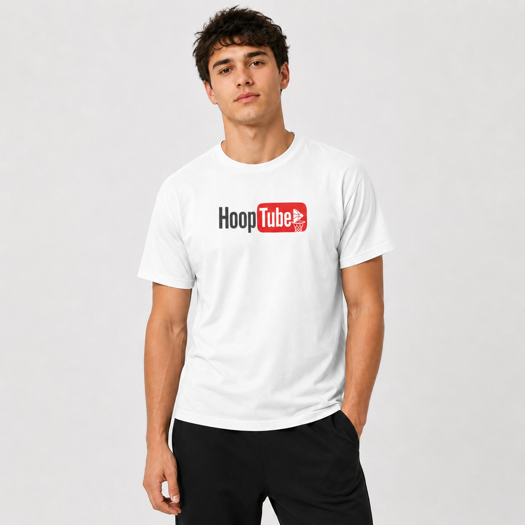 HoopTube Basketball Graphic T-Shirt unisex streetwear fit