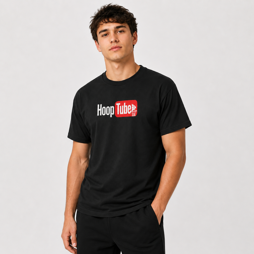 HoopTube Basketball Graphic T-Shirt alternate product view