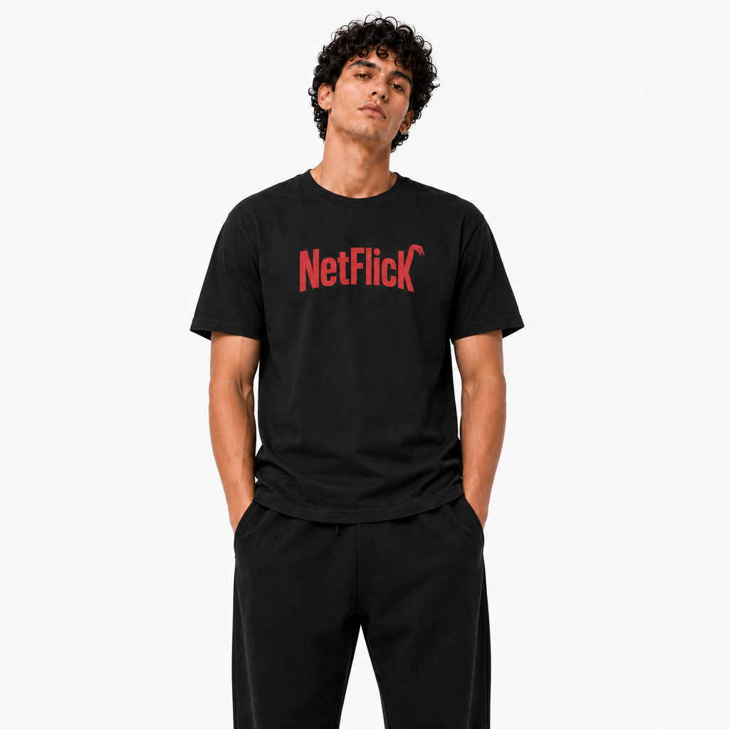 NetFlick Basketball Graphic T-Shirt lifestyle product image