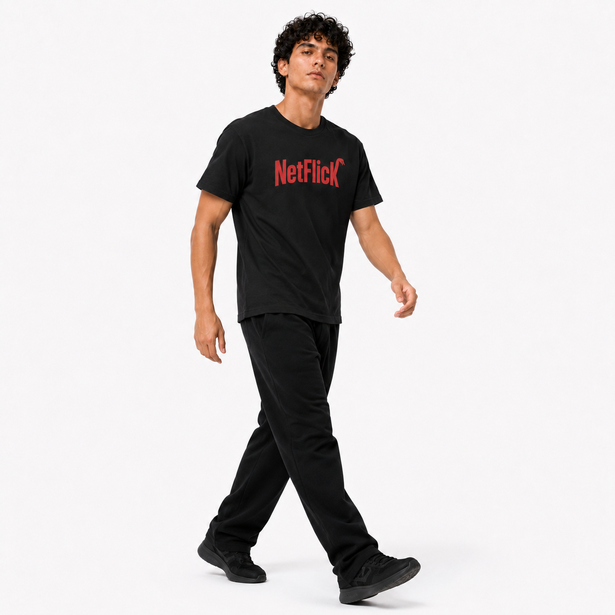 NetFlick Basketball Graphic T-Shirt unisex streetwear fit
