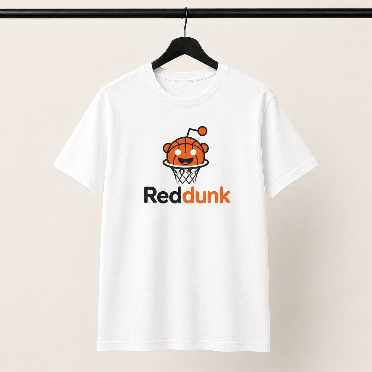 Red Dunk Basketball Graphic T-Shirt lifestyle product image