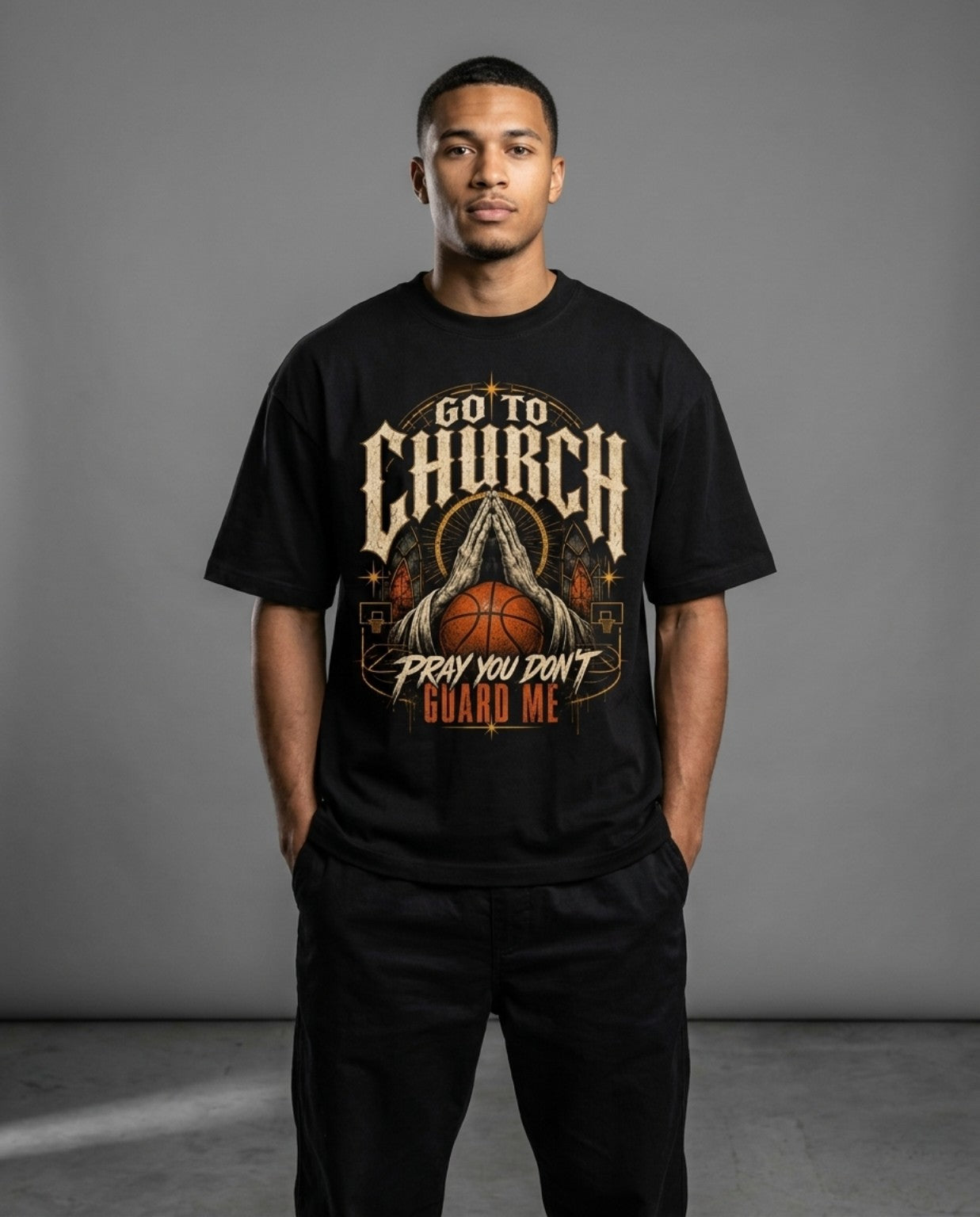 Can’t Guard Me Taunt Tee lifestyle photo two