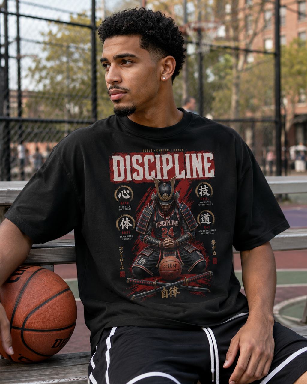 Discipline Tee court culture basketball streetwear lifestyle photo