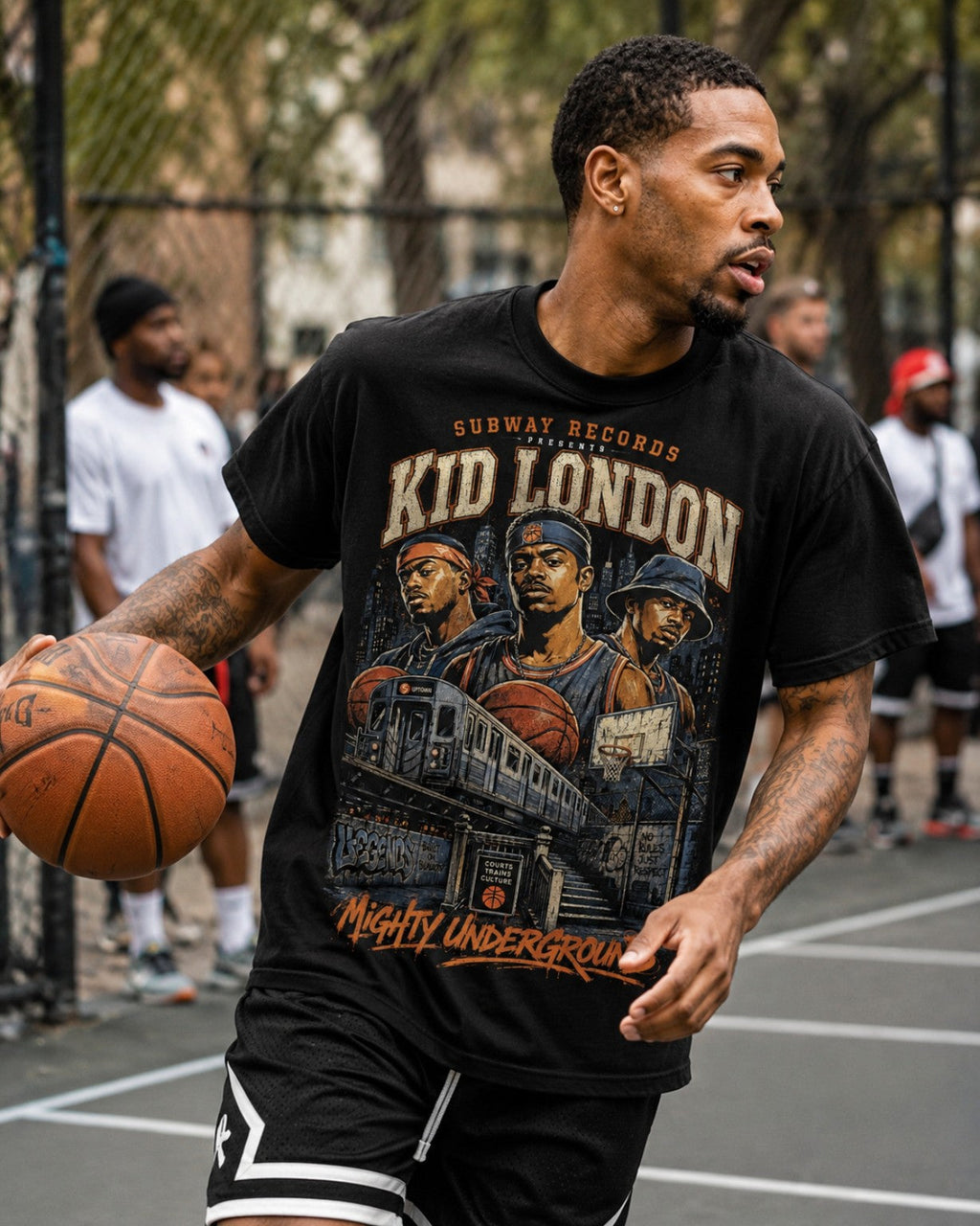 Kid London Tee basketball lifestyle photo five