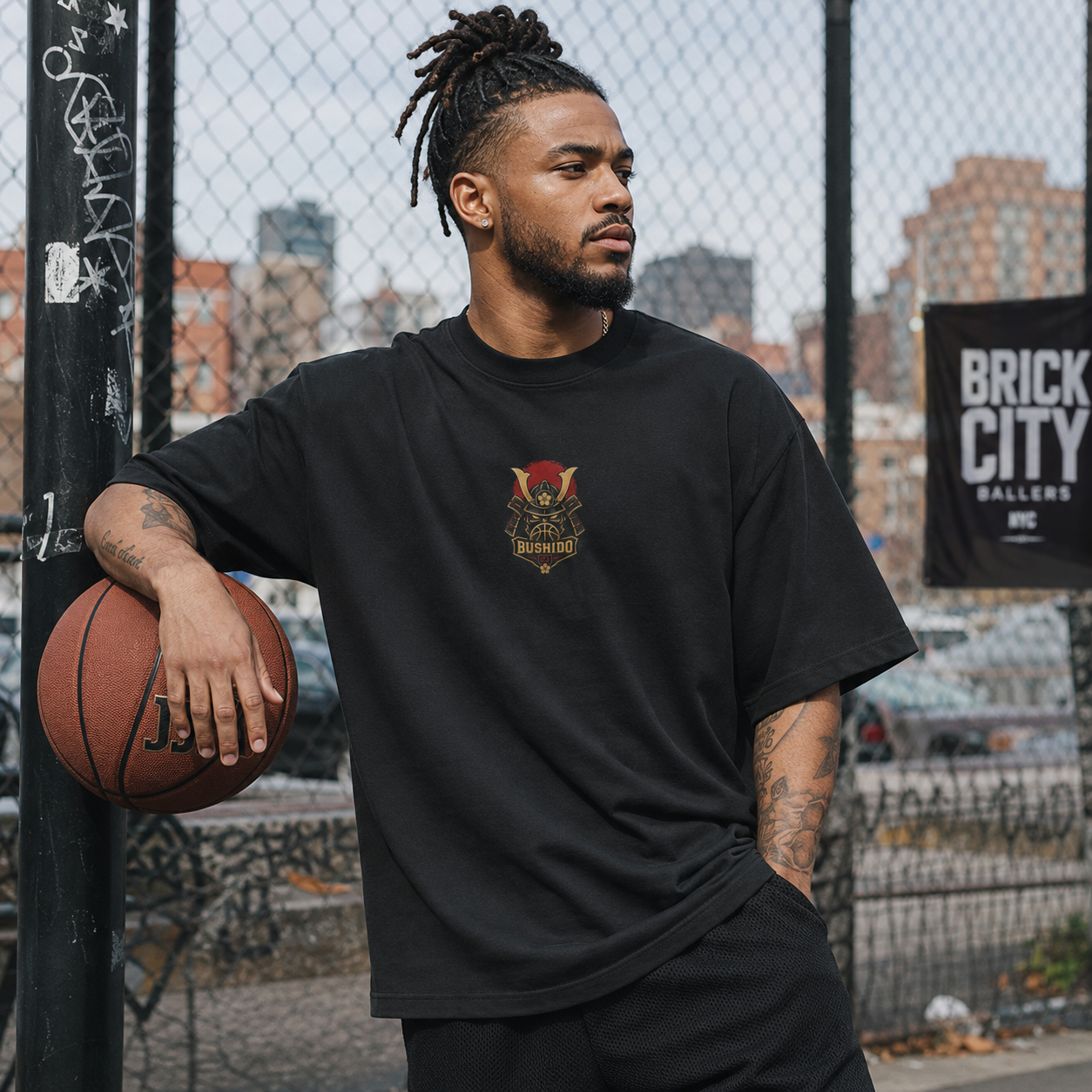 Respect The Game Tee Japanese basketball streetwear lifestyle photo