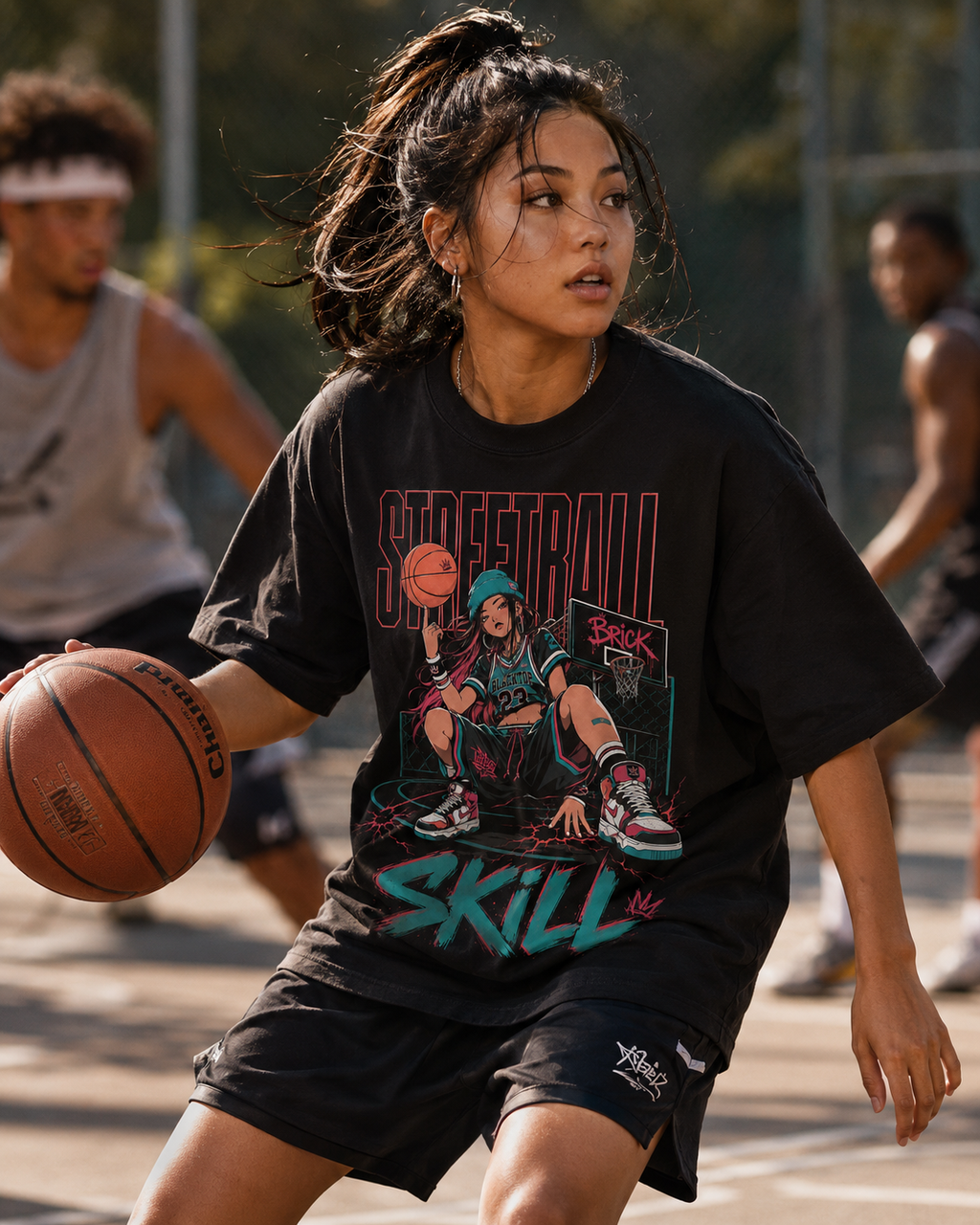 Streetball G Tee vintage 90s basketball streetwear lifestyle photo