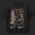 The Game Japanese Hooper Tee black oversized Japanese basketball graphic t-shirt product mockup