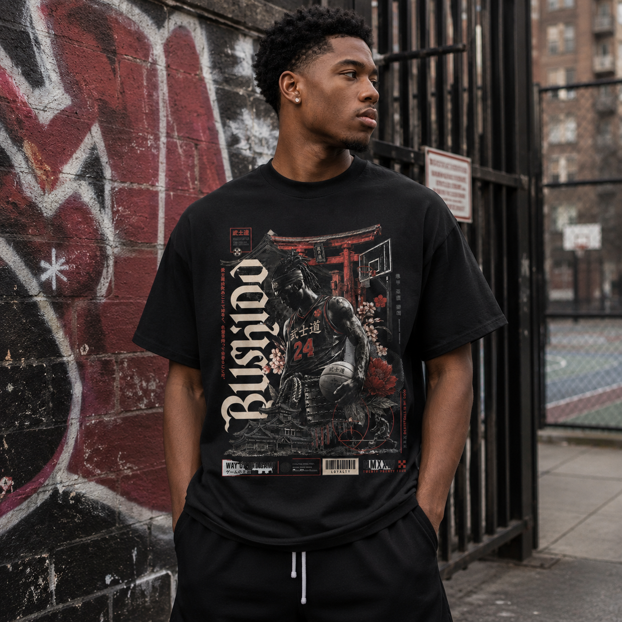 The Game Japanese Hooper Tee Japanese basketball streetwear lifestyle photo