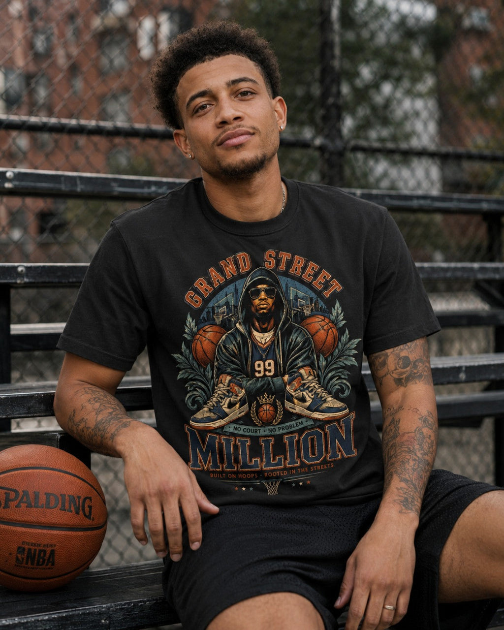 Vintage Grand Street Tee lifestyle photo three